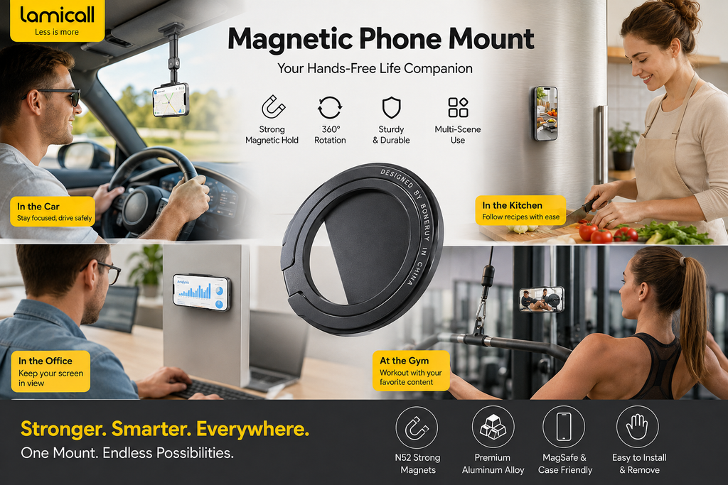 AeroFit™ | Ultra-Thin Magnetic Ring Holder for MagSafe