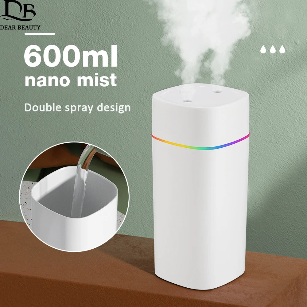 AuraFog™ | Dual-Spray Aromatherapy Humidifier
