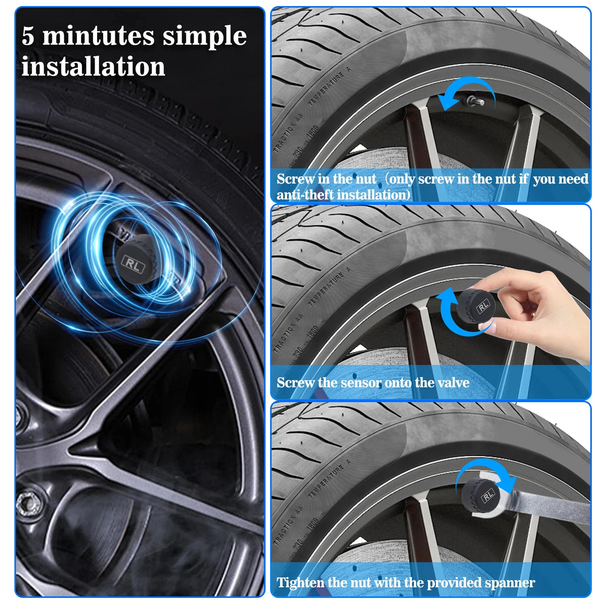 TireSense™ | Solar Tire Pressure Monitor