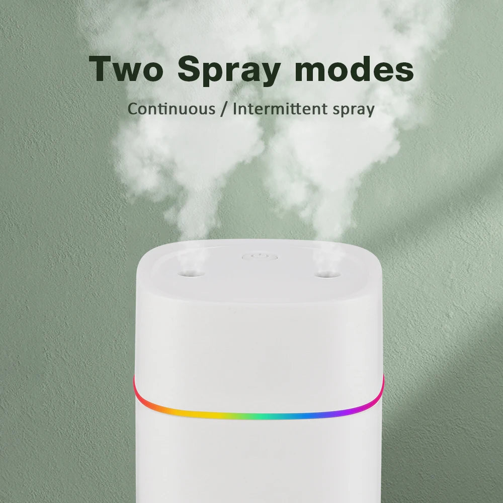 AuraFog™ | Dual-Spray Aromatherapy Humidifier