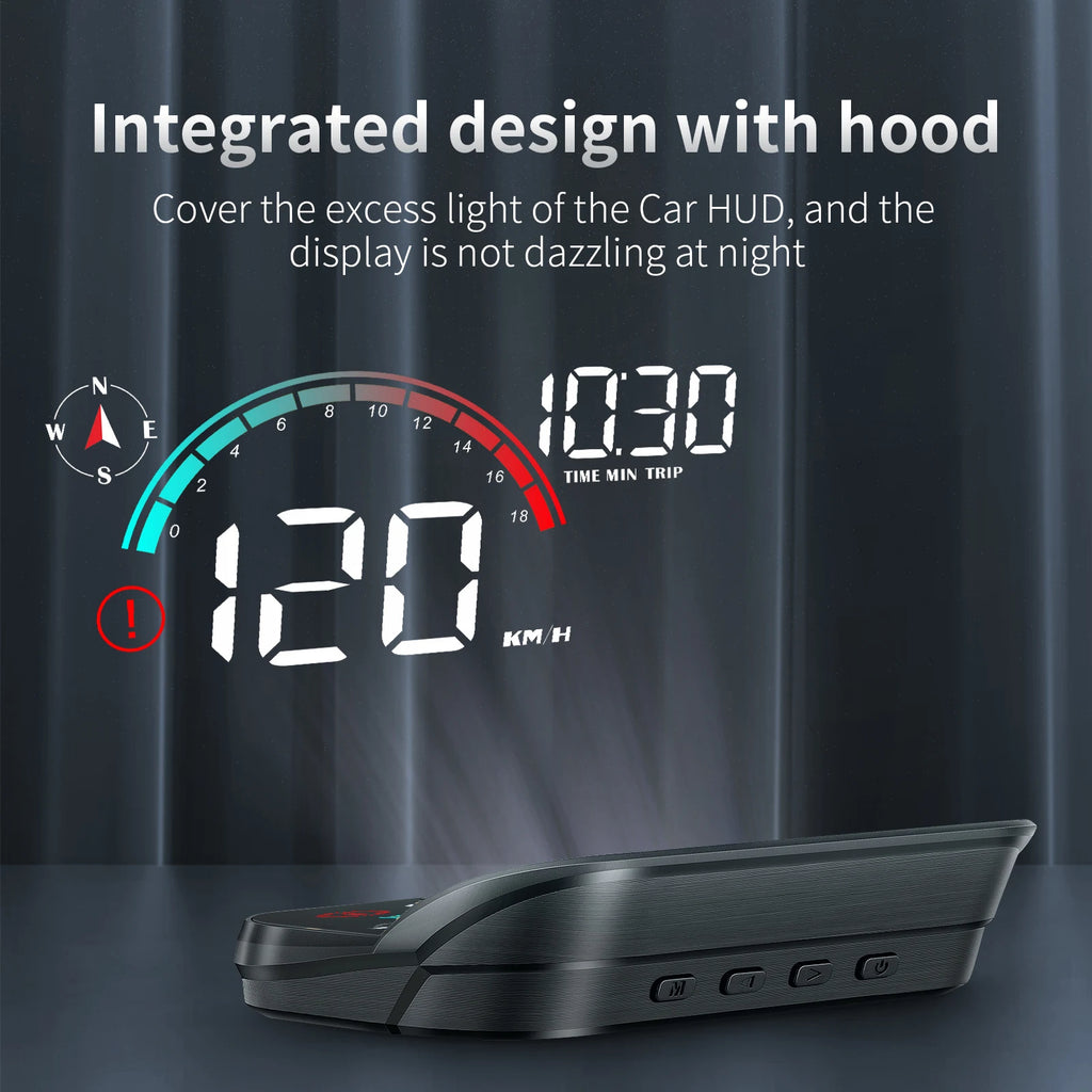 New M22 Car HUD Speedometer Monitor On Board Computer Windshield Projector GPS+Beidou Head Up Display Digital GPS Speedometer