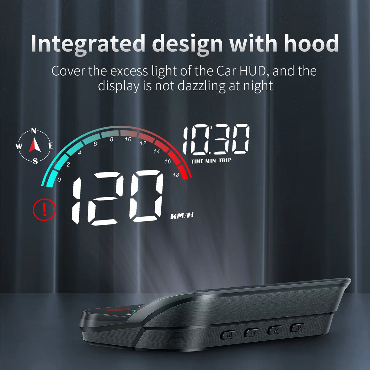 New M22 Car HUD Speedometer Monitor On Board Computer Windshield Projector GPS+Beidou Head Up Display Digital GPS Speedometer